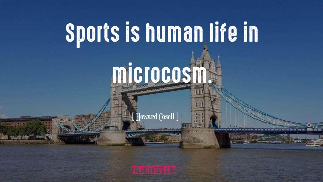 Microcosm quotes by Howard Cosell