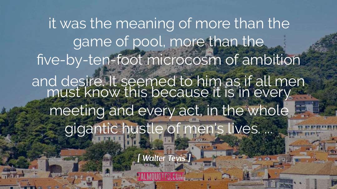 Microcosm quotes by Walter Tevis