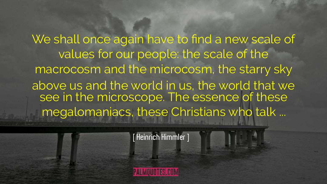 Microcosm quotes by Heinrich Himmler