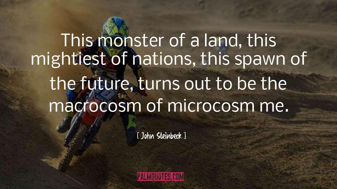 Microcosm quotes by John Steinbeck