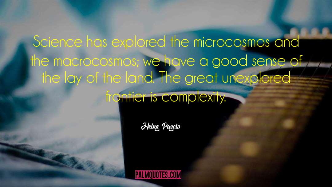 Microcosmos quotes by Heinz Pagels