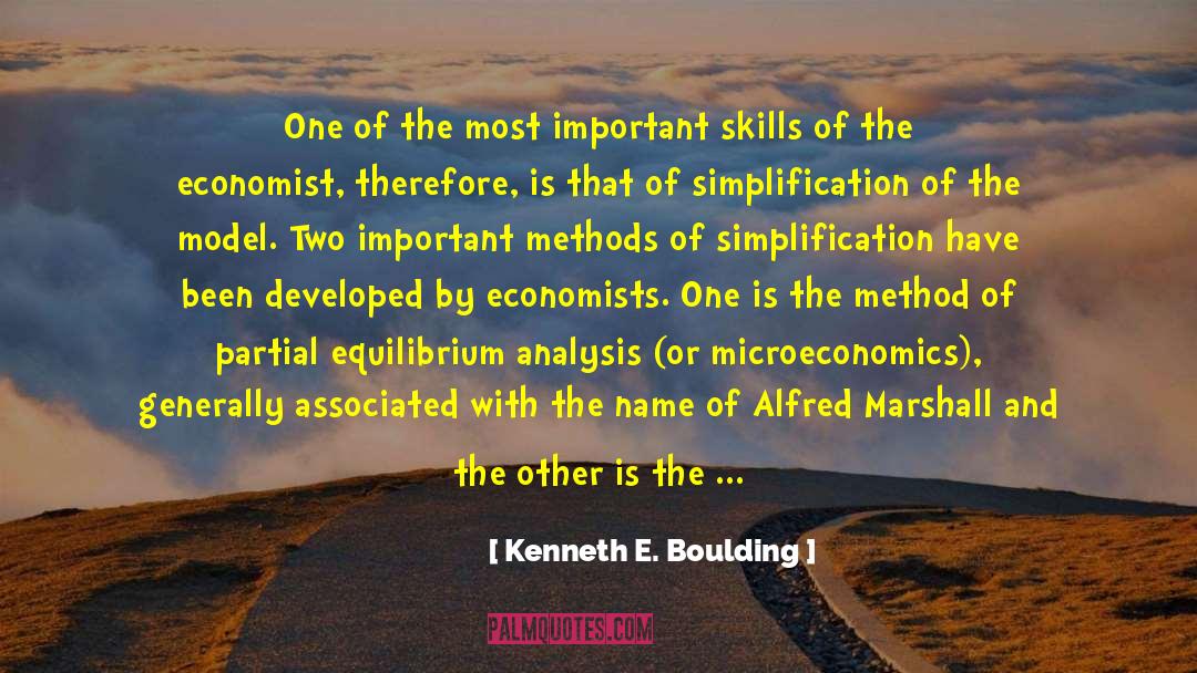Microeconomics quotes by Kenneth E. Boulding