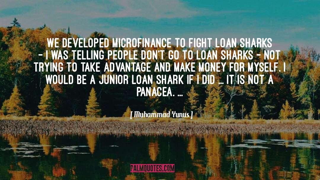 Microfinance quotes by Muhammad Yunus