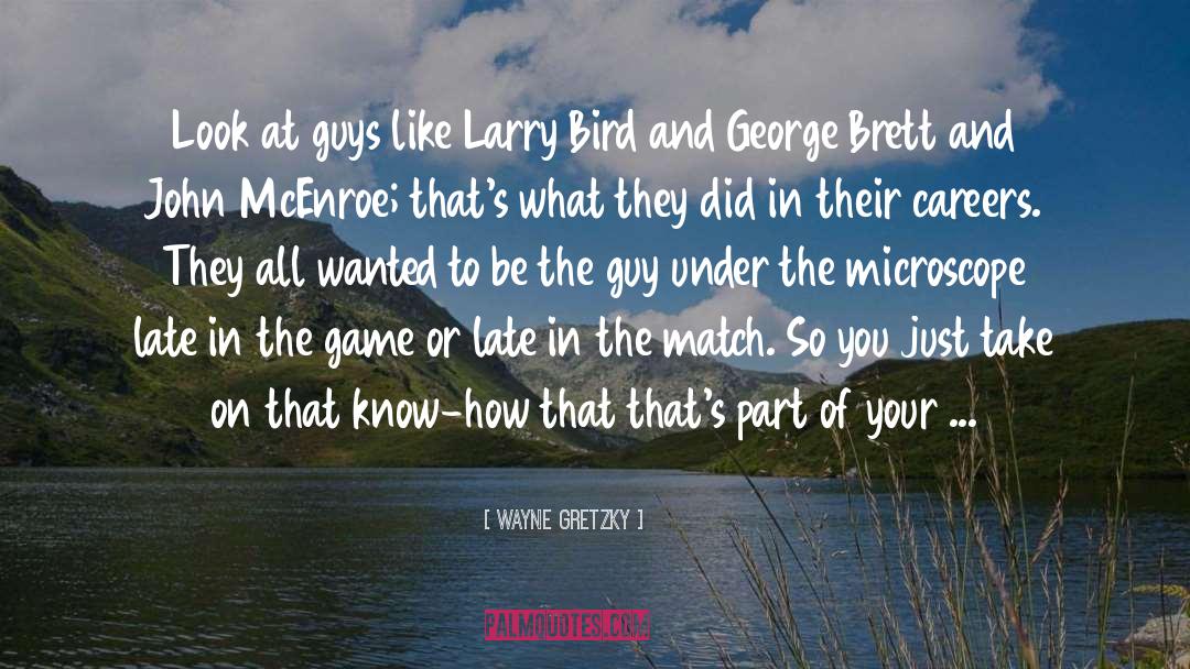 Microscope quotes by Wayne Gretzky