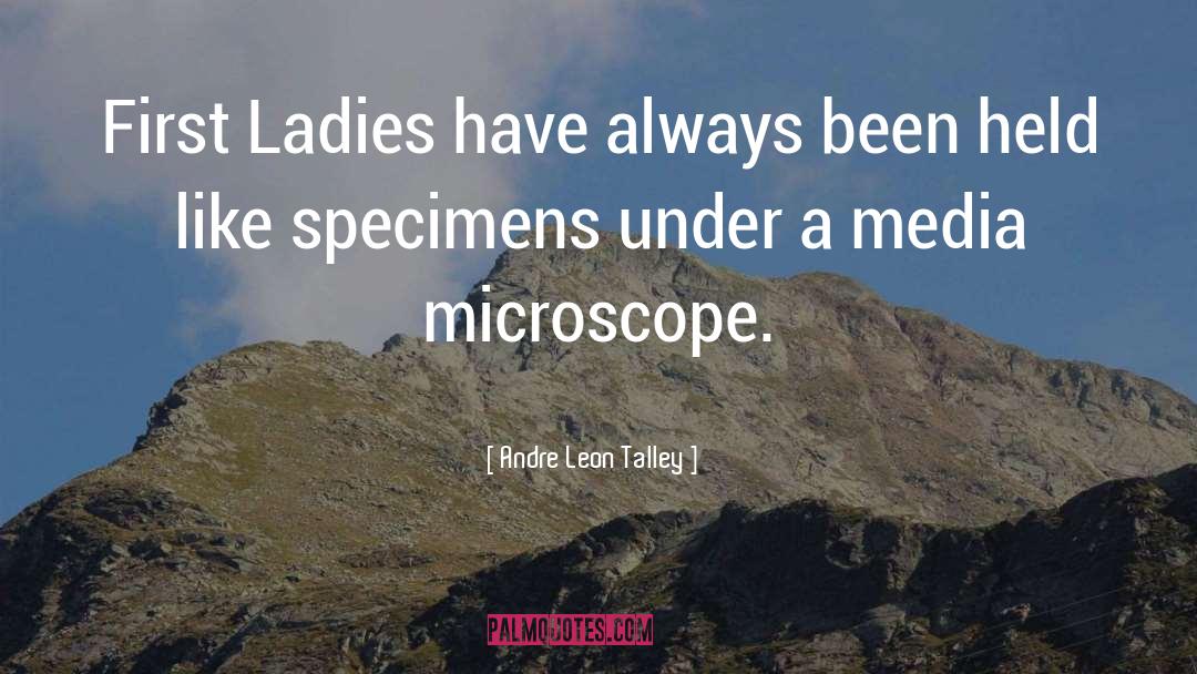 Microscope quotes by Andre Leon Talley