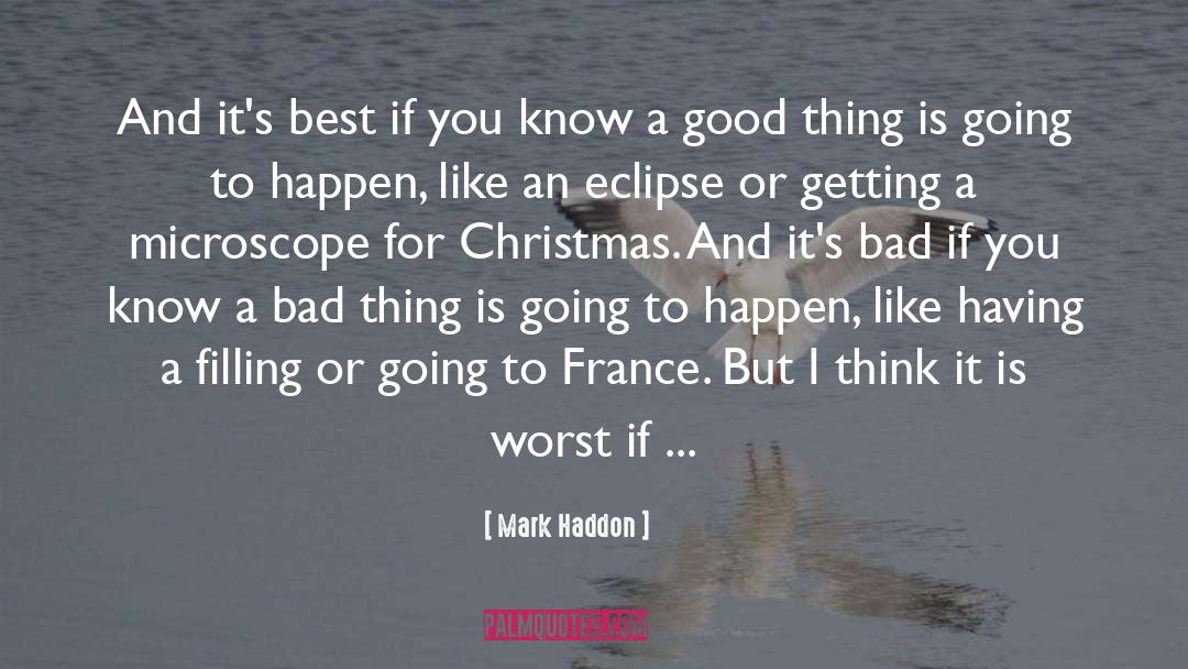Microscope quotes by Mark Haddon