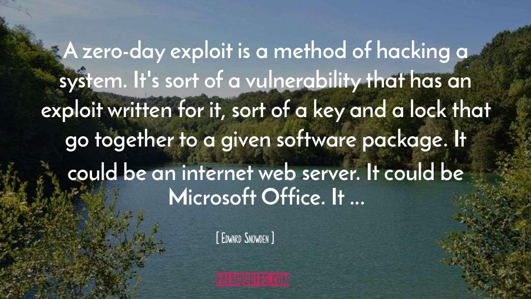 Microsoft Office quotes by Edward Snowden