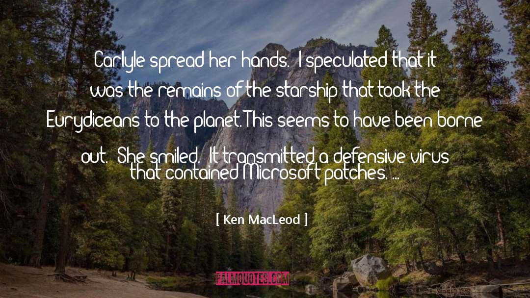 Microsoft quotes by Ken MacLeod