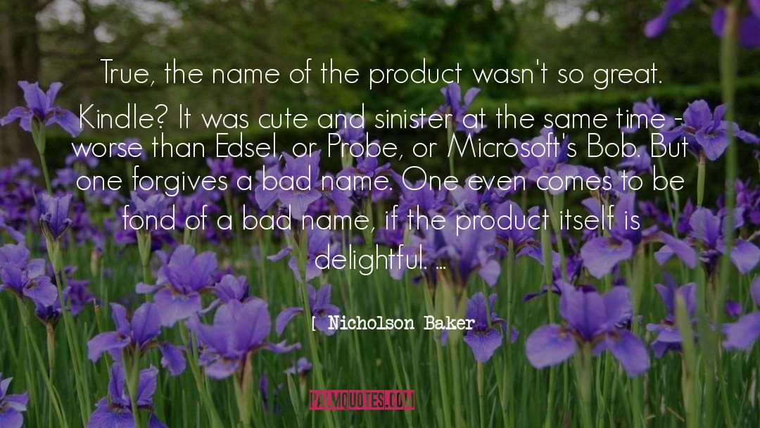 Microsoft quotes by Nicholson Baker