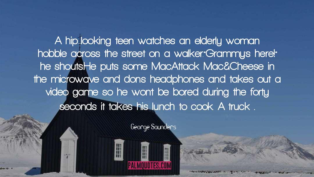 Microwave quotes by George Saunders