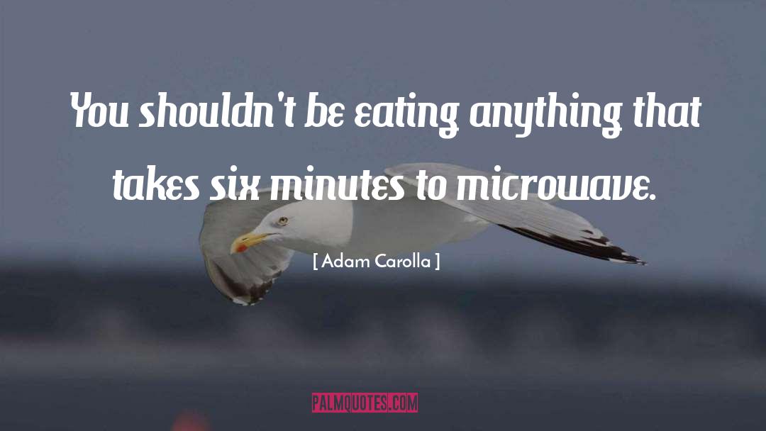 Microwave quotes by Adam Carolla