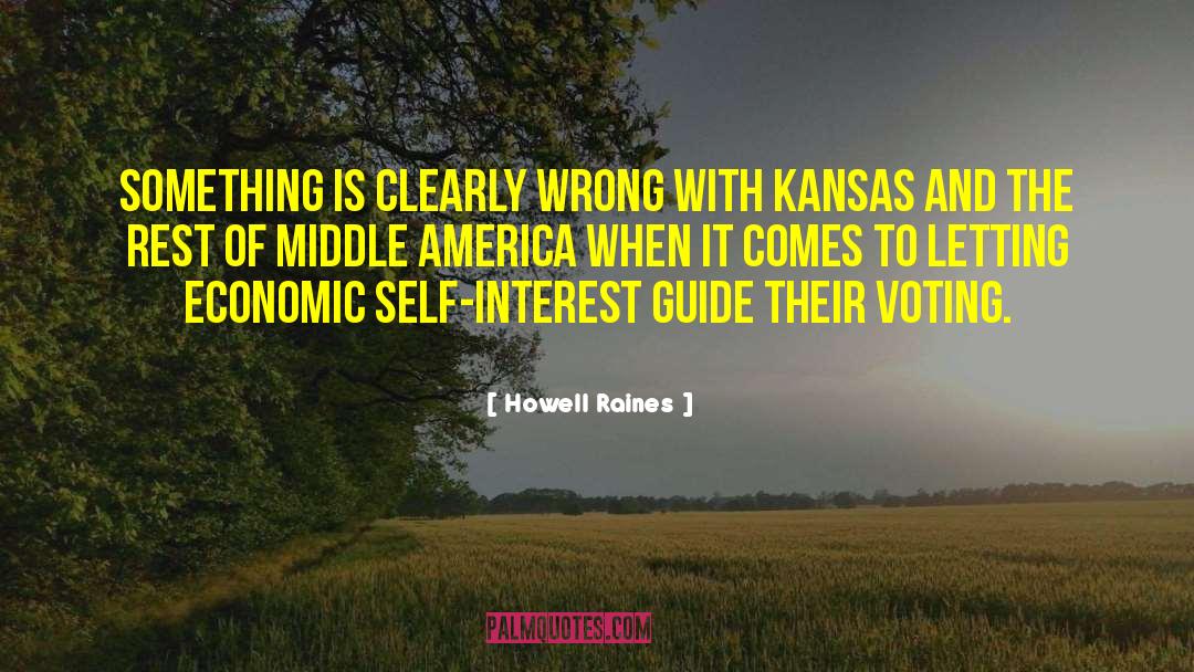 Middle America quotes by Howell Raines