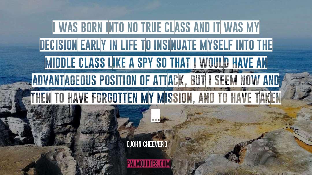 Middle Class quotes by John Cheever