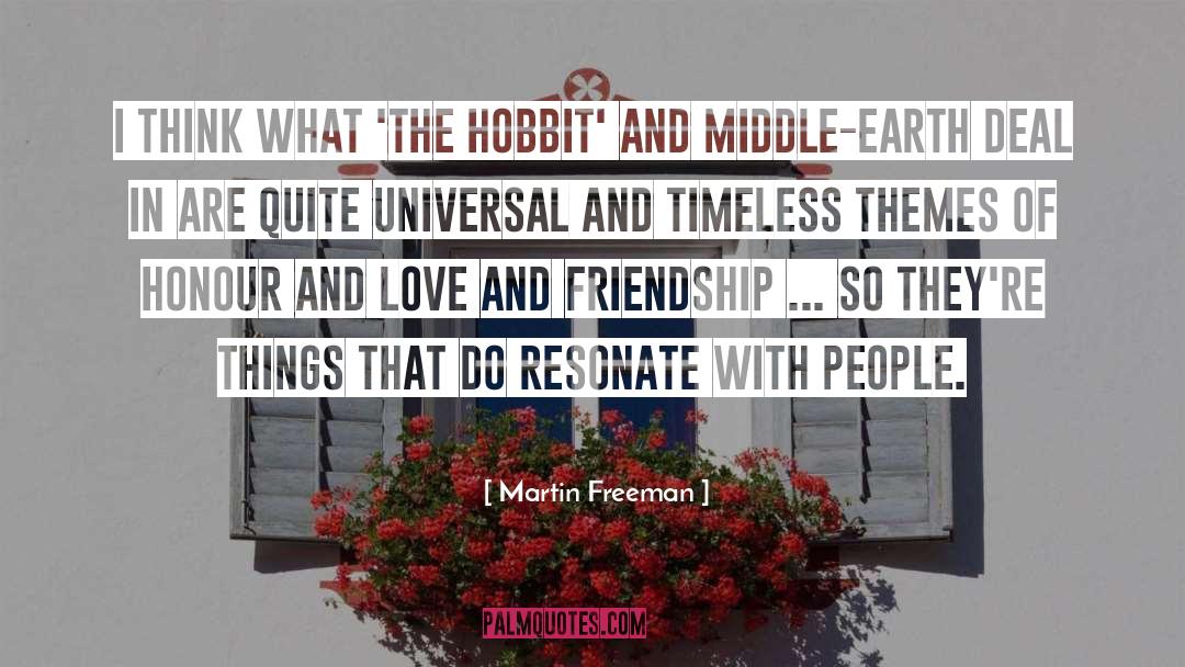 Middle Earth quotes by Martin Freeman