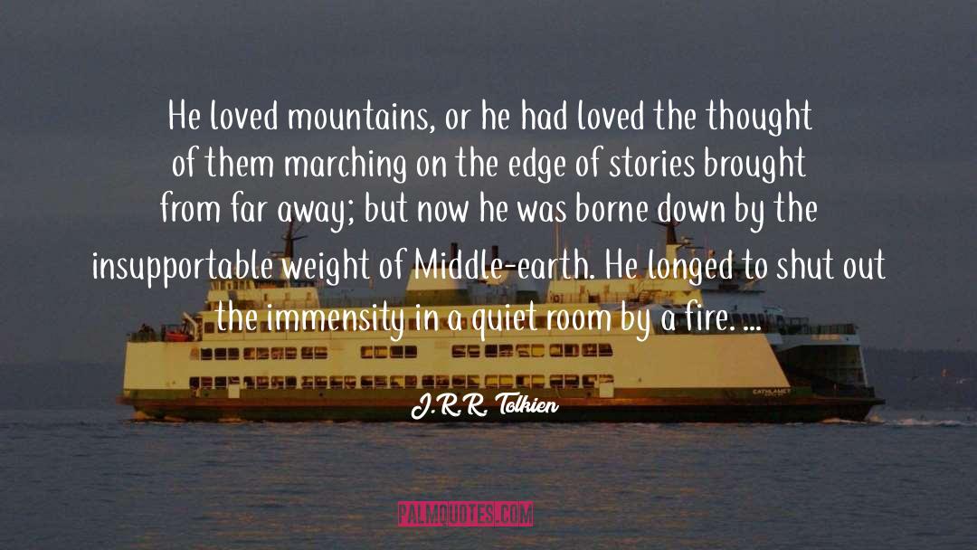 Middle Earth quotes by J.R.R. Tolkien