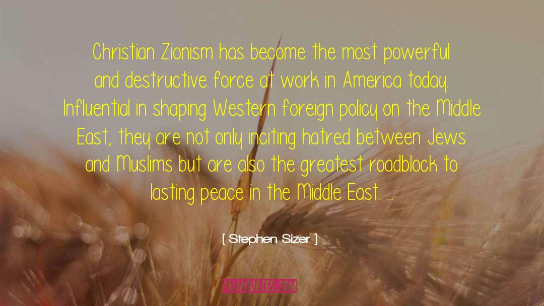 Middle East Conflict quotes by Stephen Sizer