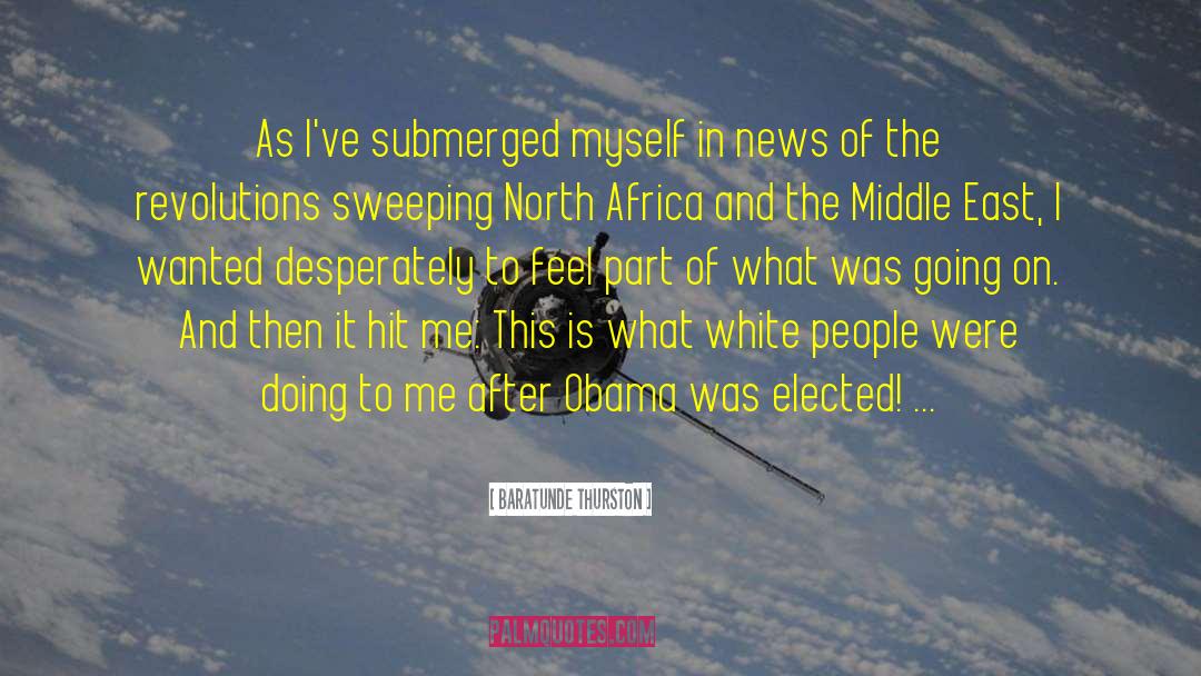 Middle East Conflicts quotes by Baratunde Thurston