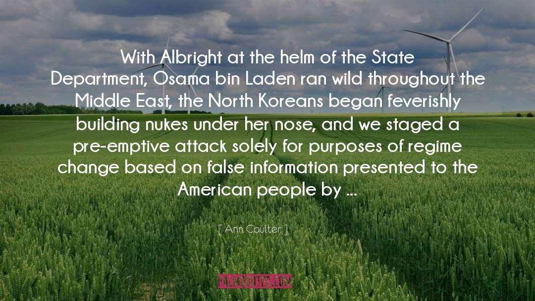 Middle East Historical Fiction quotes by Ann Coulter