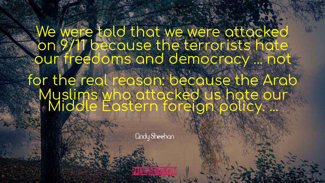 Middle Eastern quotes by Cindy Sheehan