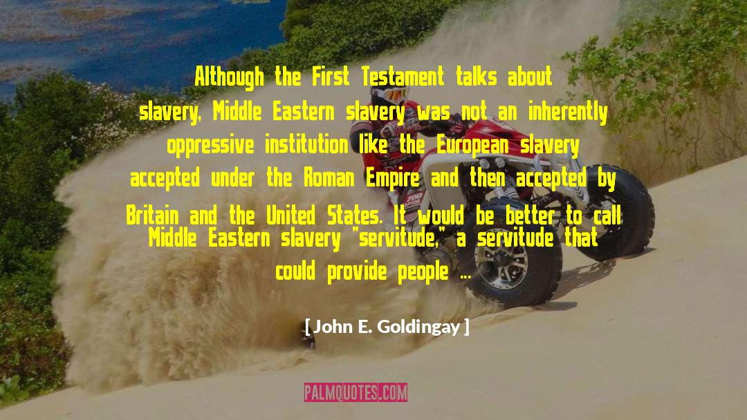 Middle Eastern quotes by John E. Goldingay