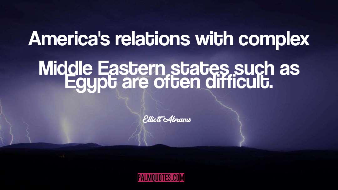 Middle Eastern quotes by Elliott Abrams