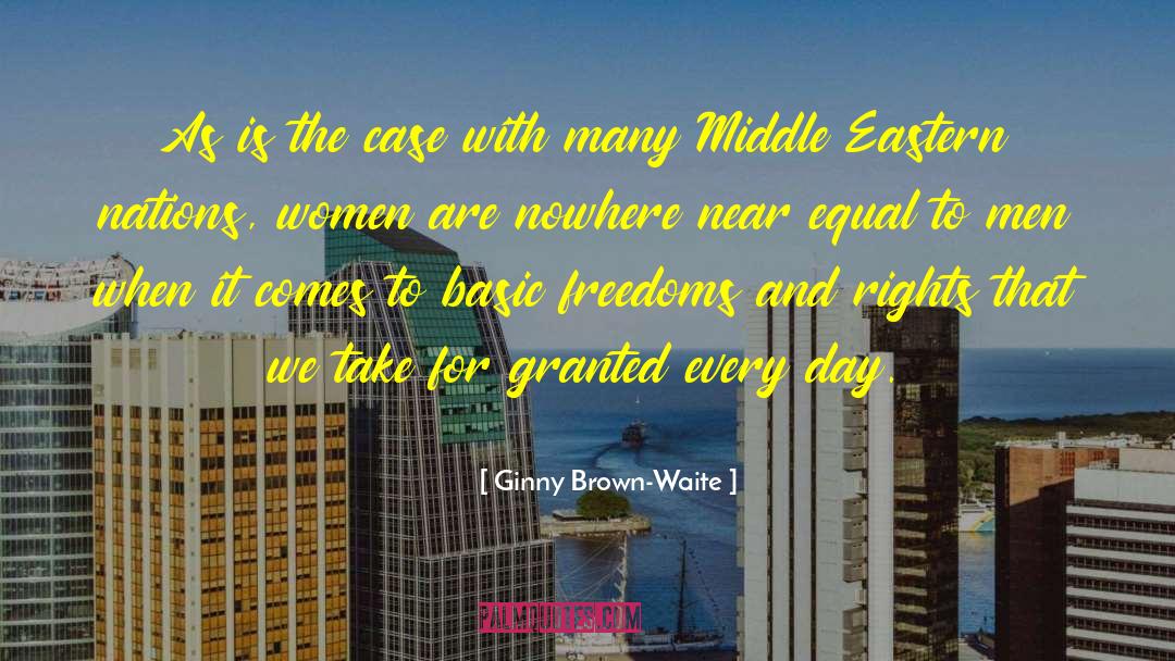 Middle Eastern quotes by Ginny Brown-Waite