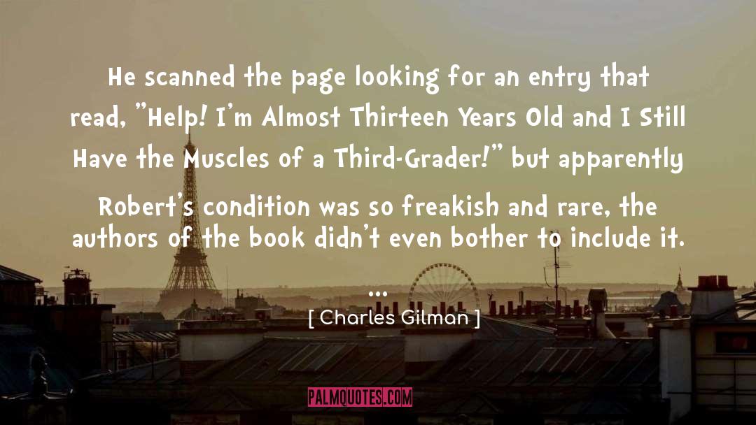 Middle Grade quotes by Charles Gilman