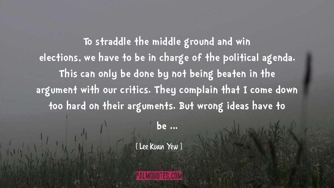 Middle Ground quotes by Lee Kuan Yew