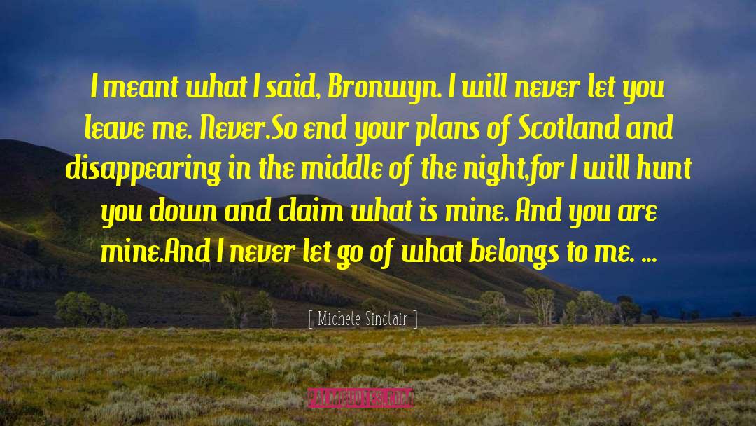 Middle Of The Night quotes by Michele Sinclair