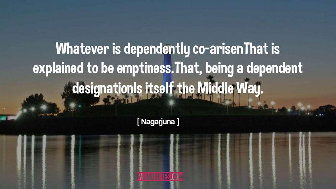 Middle Way quotes by Nagarjuna