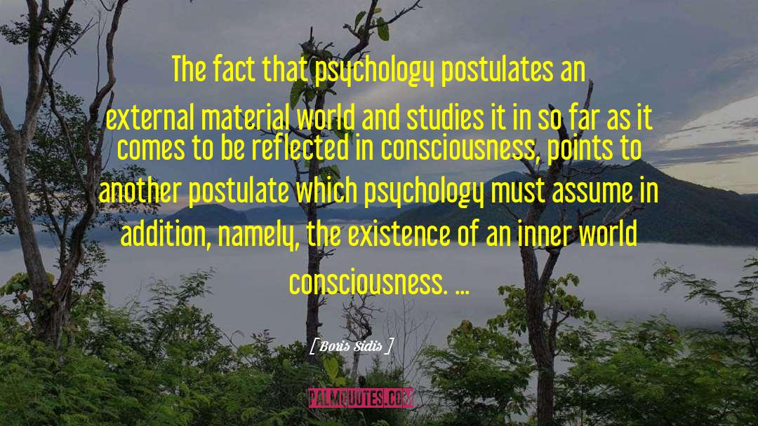 Middle World Consciousness quotes by Boris Sidis