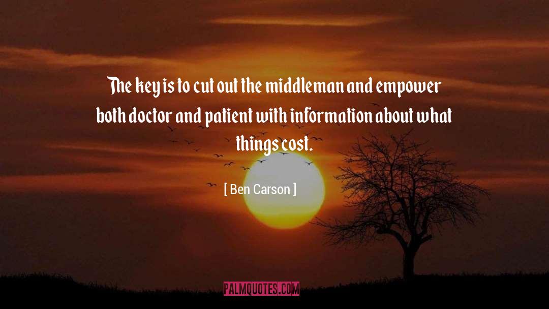 Middlemen quotes by Ben Carson