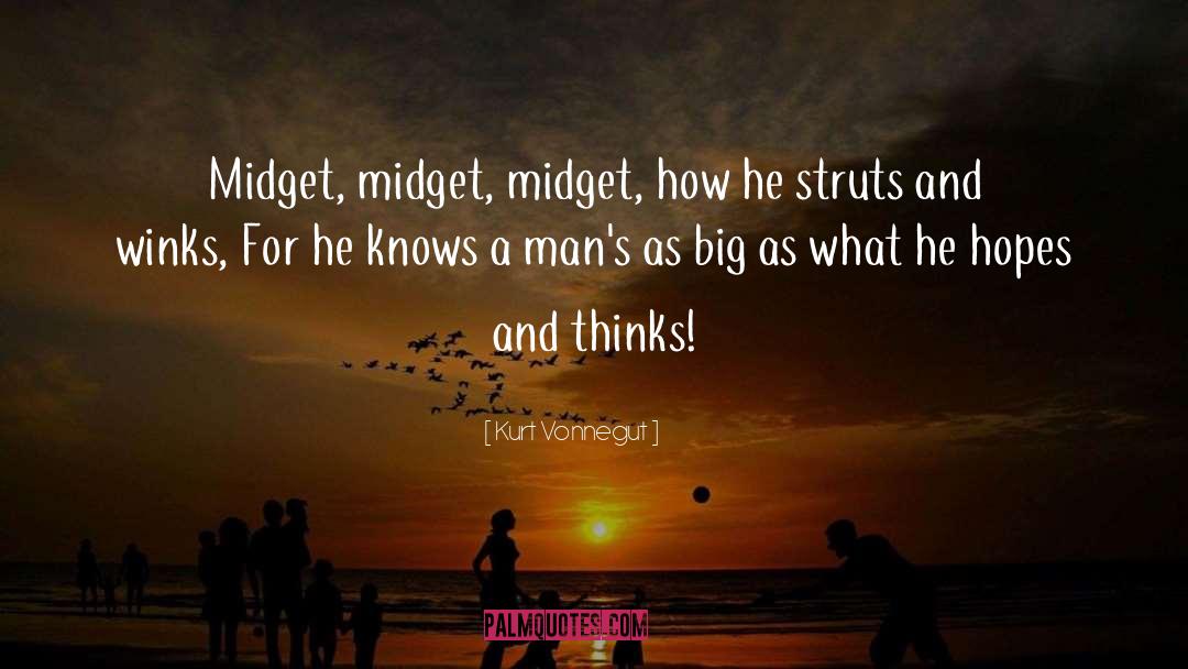 Midget quotes by Kurt Vonnegut