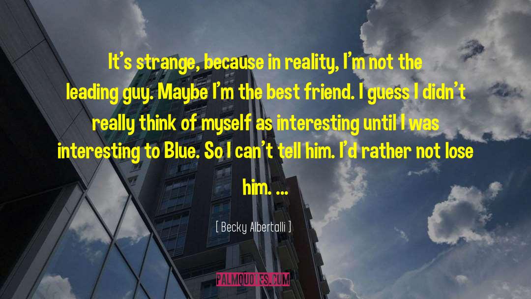 Midnight Blue quotes by Becky Albertalli