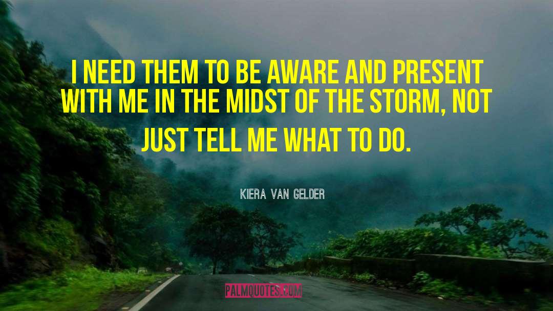 Midst Of The Storm quotes by Kiera Van Gelder