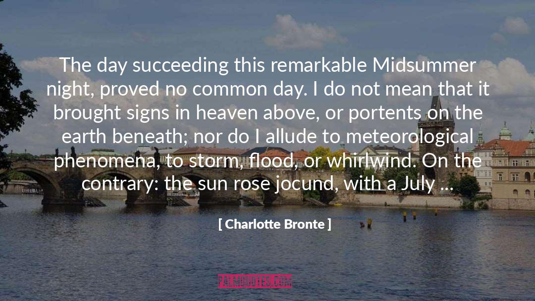 Midsummer Night quotes by Charlotte Bronte