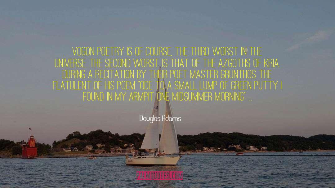 Midsummer quotes by Douglas Adams