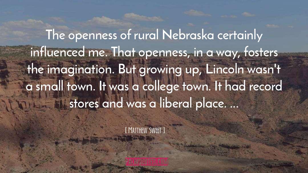 Midwest College Town quotes by Matthew Sweet