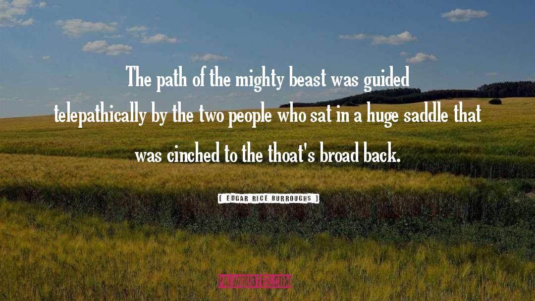 Mighty Beast quotes by Edgar Rice Burroughs