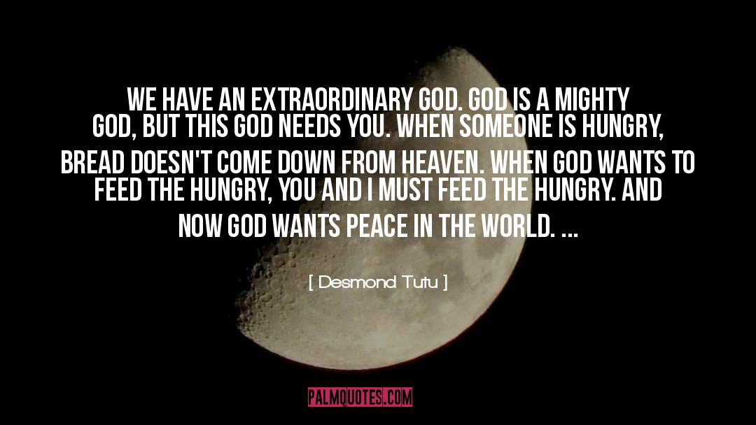 Mighty God quotes by Desmond Tutu