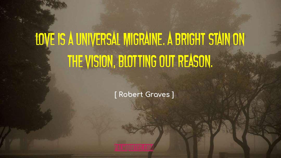 Migraine quotes by Robert Graves