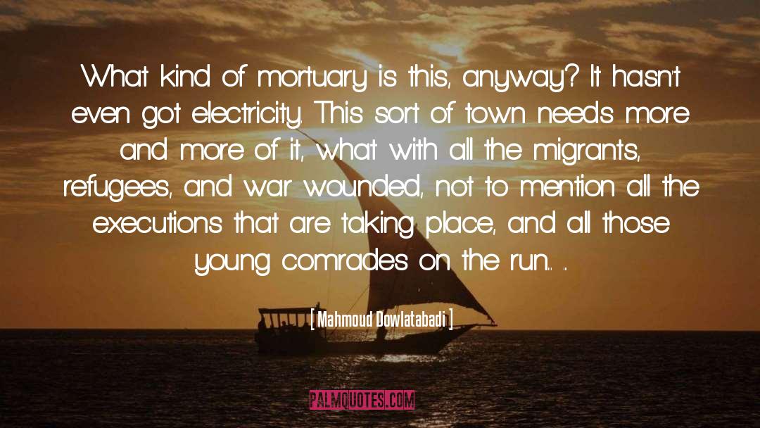Migrants quotes by Mahmoud Dowlatabadi