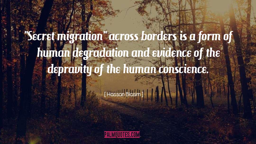 Migration quotes by Hassan Blasim