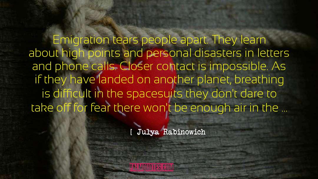 Migration quotes by Julya Rabinowich