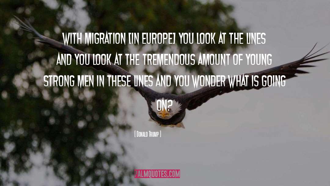 Migration quotes by Donald Trump