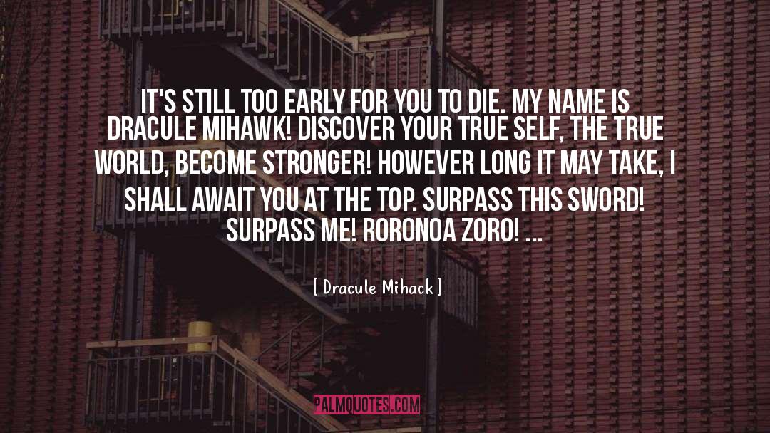 Mihawk quotes by Dracule Mihack