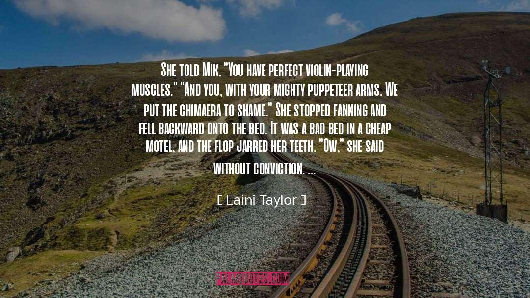 Mik quotes by Laini Taylor