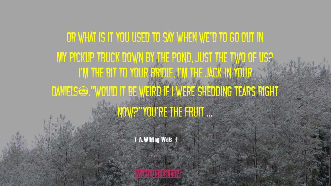 Mildness Fruit quotes by A.Wilding Wells