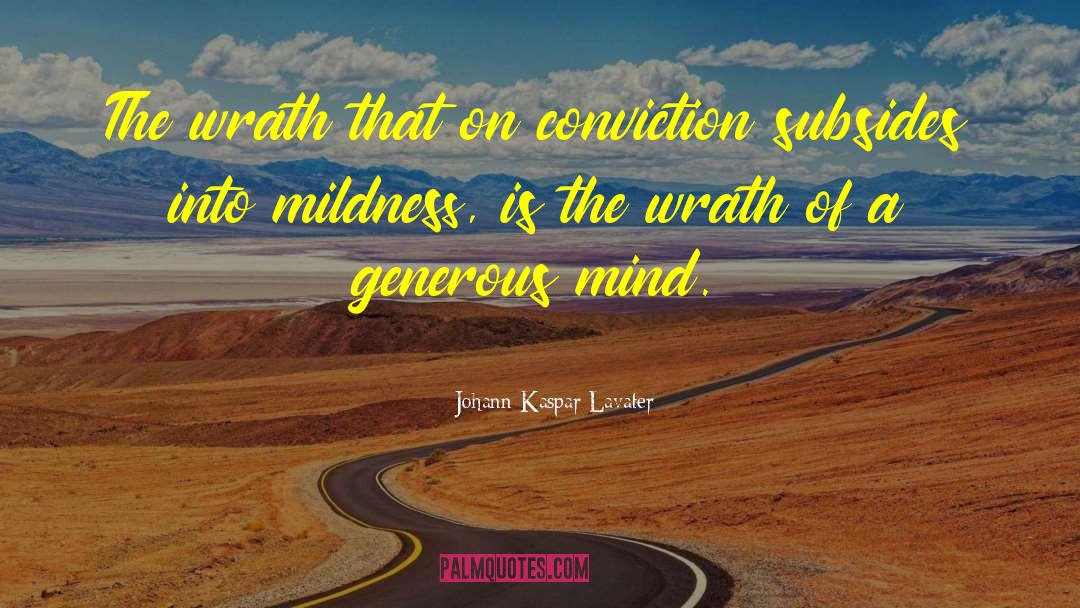 Mildness quotes by Johann Kaspar Lavater