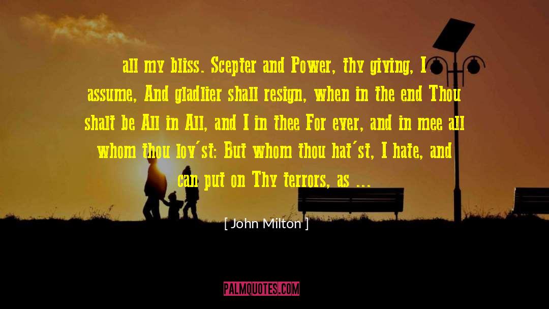 Mildness quotes by John Milton